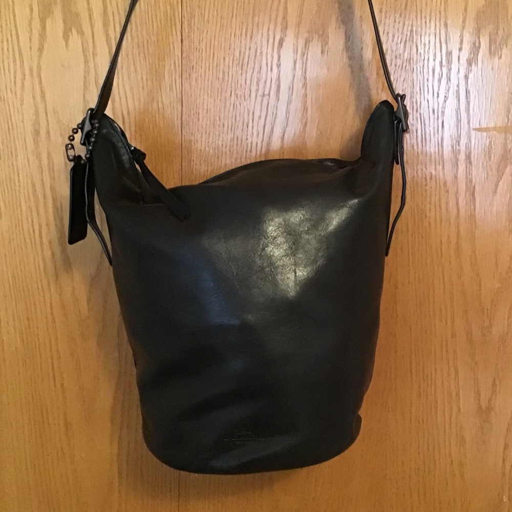 Coach Bleeker duffle Black EUC